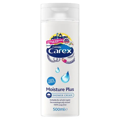 CAREX SHOWER GEL MOISTURE PLUS 500ML