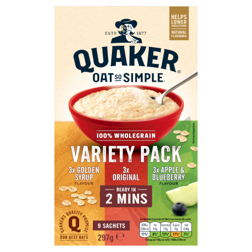 QUAKER OAT SO SIMPLE VARIETY 9PK