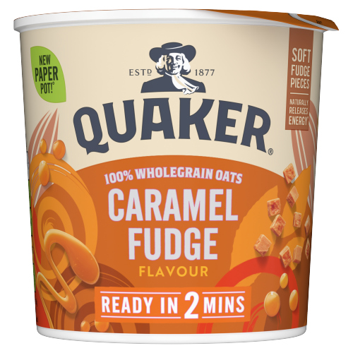 QUAKER OAT SO SIMPLE POT CARAMEL FUDGE 58G