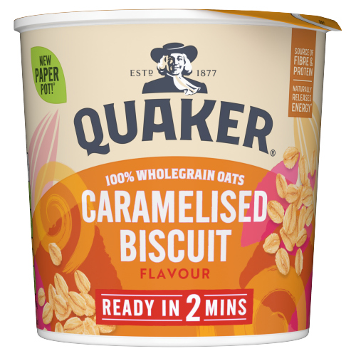 QUAKER OATS SO SIMPLE CARAMELISED BISCUIT POT 56.64G