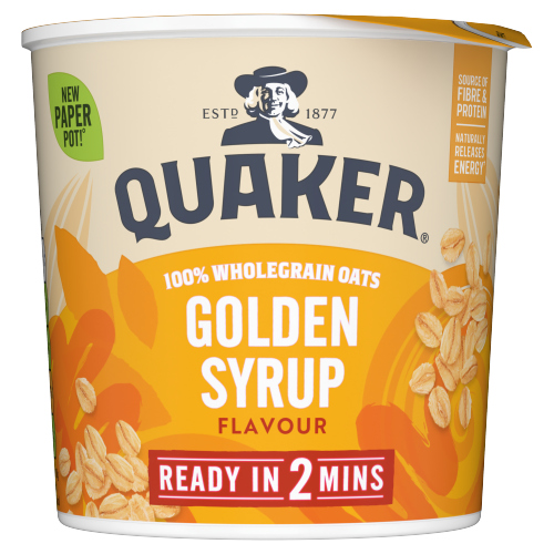 QUAKER OAT SO SIMPLE GOLDEN SYRUP PORRIDGE POT 57G