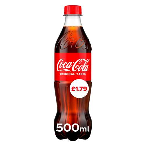 COKE PET PMP £1.79 500ML