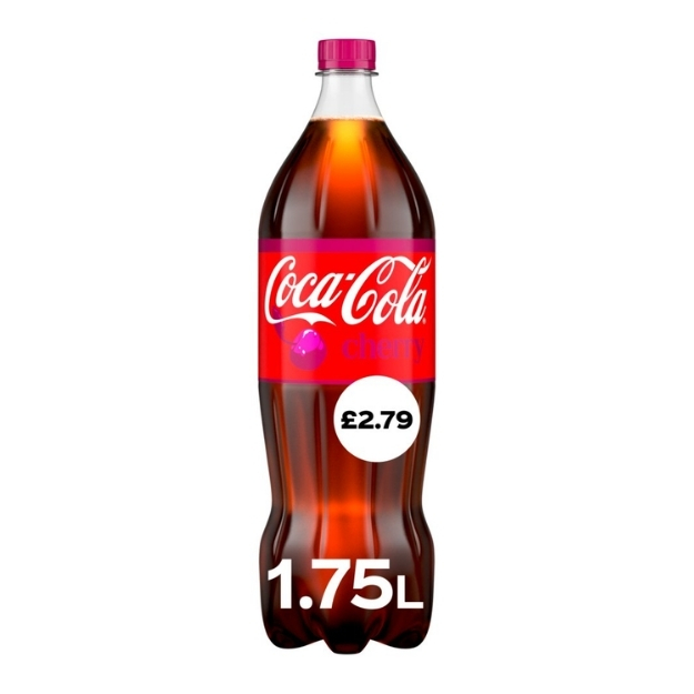 COKE CHERRY PET PMP £2.79 1.75L