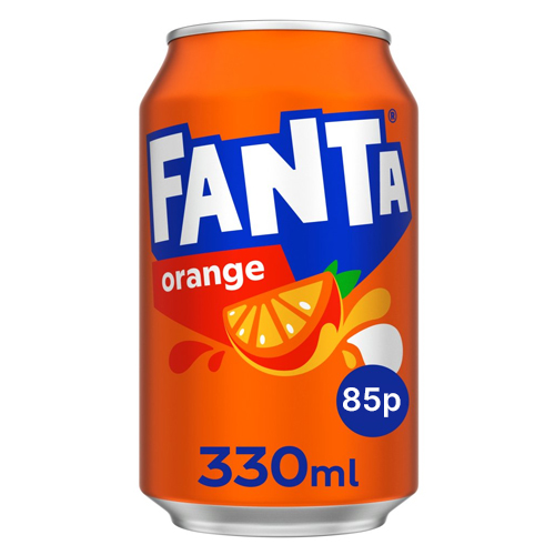 FANTA ORANGE CAN PMP 85P 330ML