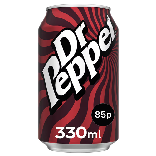 DR PEPPER CAN PMP 85P 330ML