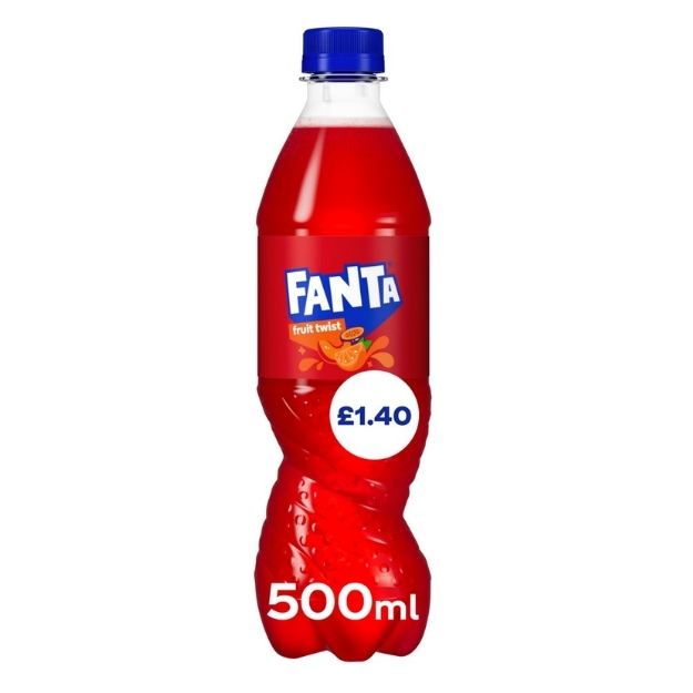 FANTA FRUIT TWIST PET PMP £1.40 500ML