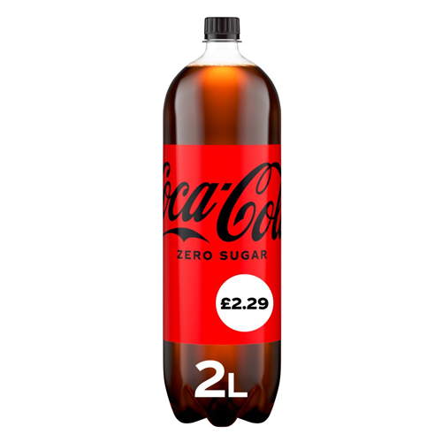 COKE ZERO SUGAR PET PMP £2.29  2L