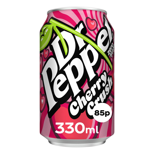 DR PEPPER ZERO CHERRY PMP 85P 330ML