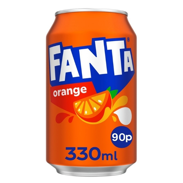 FANTA ORANGE CAN PMP 90P 330ML