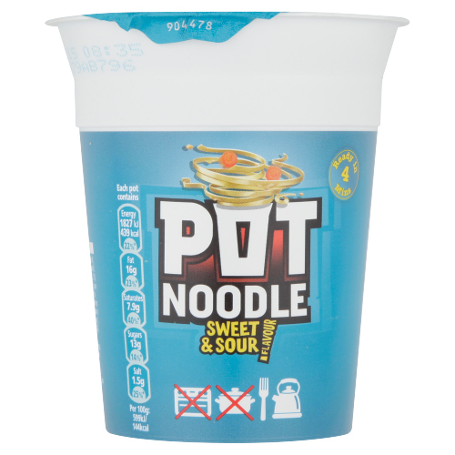 POT NOODLE SWEET & SOUR 90G