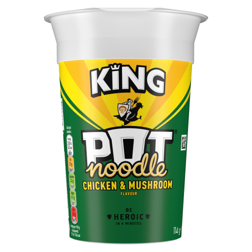 POT NOODLE CHICKEN & MUSHROOM KING 114G