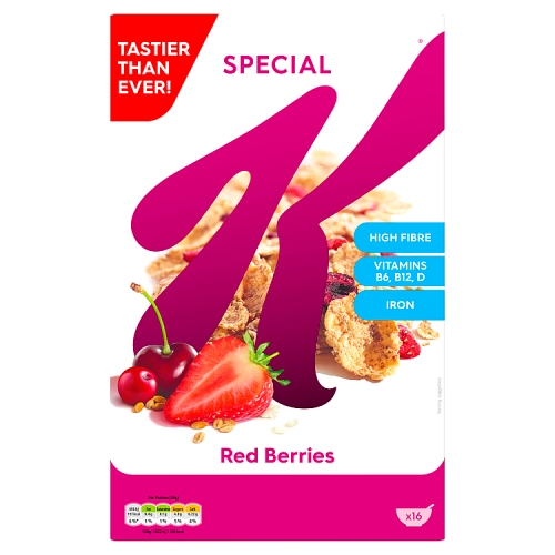 KELLOGG'S SPECIAL K RED BERRIES BREAKFAST CEREAL 500G