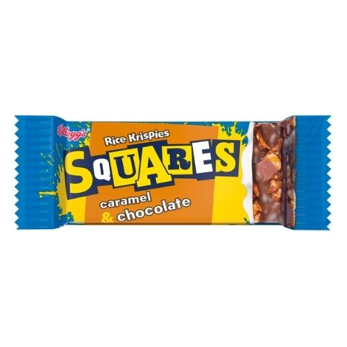 KELLOGG'S RICE KRISPIES SQUARES CHOCOLATE CARAMEL BARS 36G