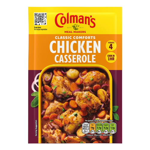COLMAN'S CHICKEN CASSEROLE RECIPE MIX 40G
