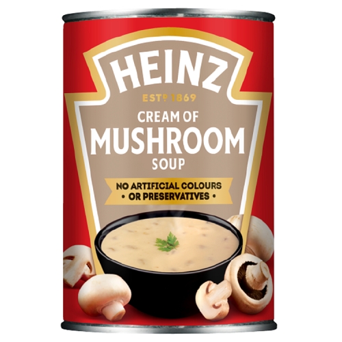 HEINZ CREAM OF MUSHROOM SOUP 12X 400G