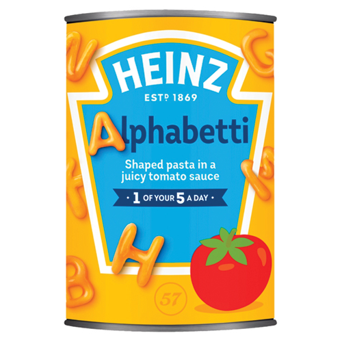 HEINZ ALPHABETTI 400G