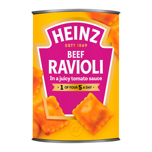 HEINZ BEEF RAVIOLI 24X 400G