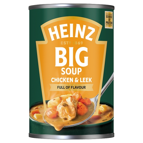 HEINZ BIG SOUP CHICKEN & LEEK 400G