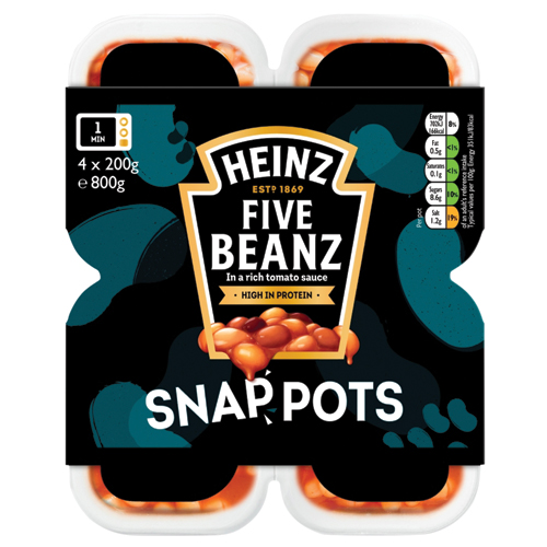 HEINZ FIVE BEANZ SNAP 4PK 200G