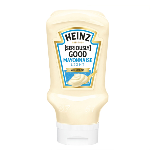 HEINZ SERIOUSLY GOOD LIGHT MAYONNAISE 400ML