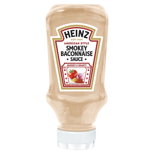 HEINZ AMERICAN STYLE SMOKEY BACONNAISE SAUCE 220ML