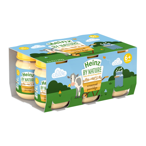 HEINZ CREAMED PORRIDGE 6PK 120G