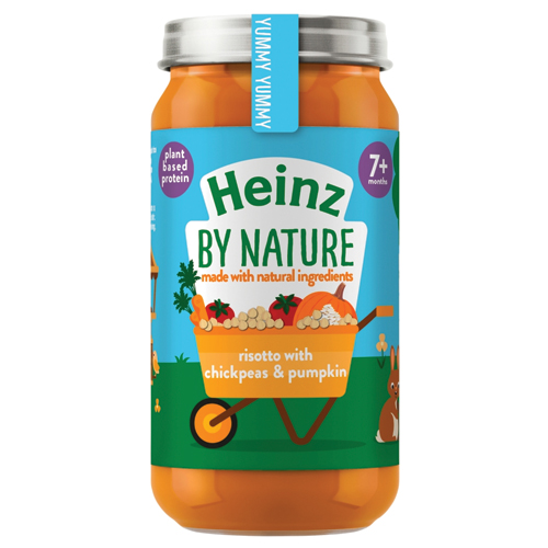 HEINZ RISOTTO WITH CHICKPEAS & PUMPKIN  JAR 7+M 200G