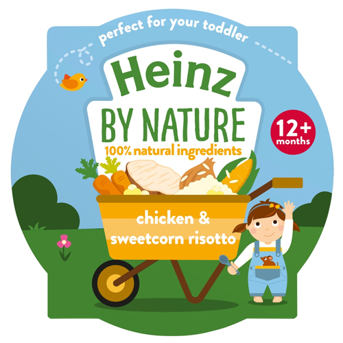 HEINZ CHICKEN & SWEETCORN RISOTTO  TRAY 1+ YEAR 200G