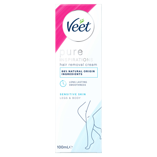 VEET PURE HAIR REMOVAL CREAM LEGS & BODY SENSITIVE SKIN 100ML
