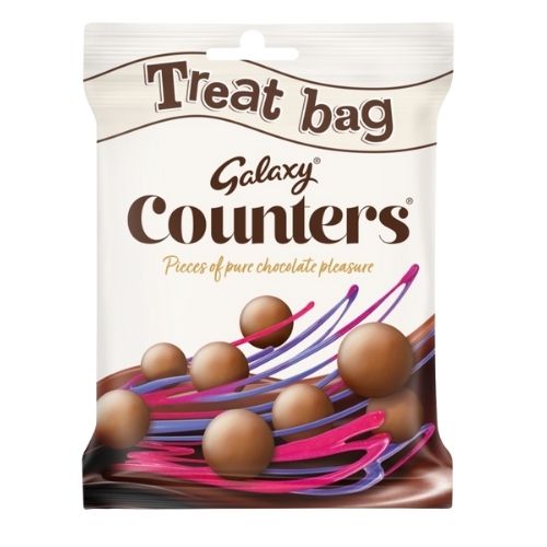 GALAXY COUNTERS MILK CHOCOLATE BUTTONS TREAT BAG 78G