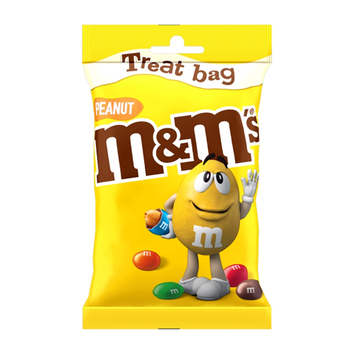 M&M'S PEANUT CHOCOLATE TREAT BAG 82G