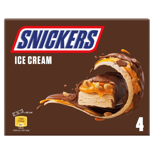 SNICKERS ICE CREAM 4X45.6G