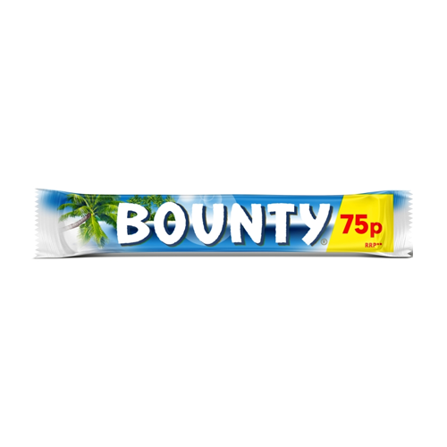 BOUNTY COCONUT MILK CHOCOLATE DUO BAR PMP 75P 57G