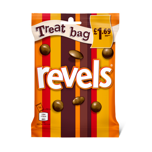 REVELS CHOCOLATE TREAT BAG PMP £1.69 71G