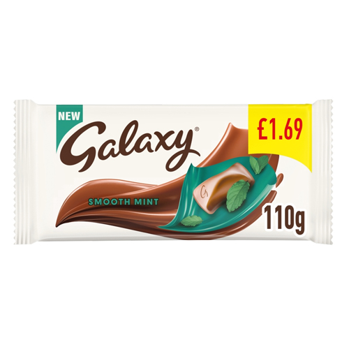 GALAXY SMOOTH MINT LARGE BLOCK PMP £1.69 110G