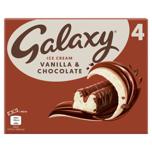 GALAXY ICE CREAM BAR 4X 40G