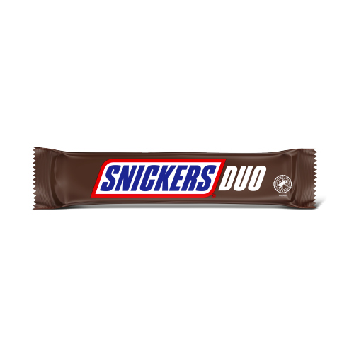 SNICKERS DUO PEANUT & CARAMEL CHOCOLATE BAR 69G