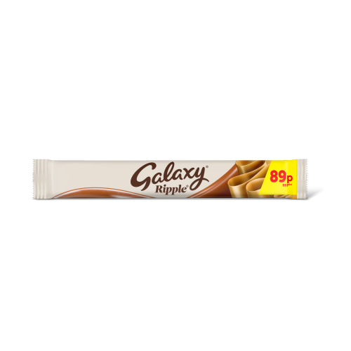 GALAXY RIPPLE MILK CHOCOLATE BAR PMP 89P 30G