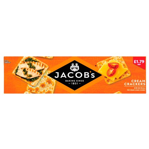 JACOB'S CREAM CRACKERS PMP £1.79 300G