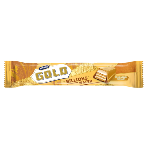 MCVITIE'S GOLD BILLION CHOCOLATE WAFER BAR 39.5G