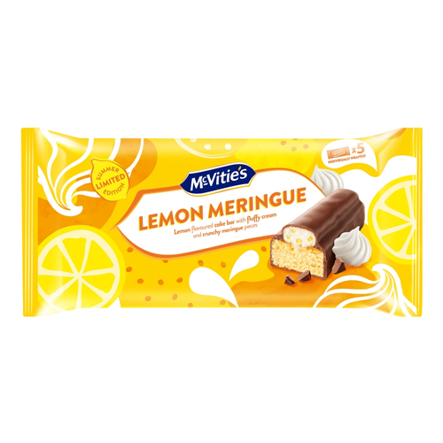MCVITIE'S LEMON MERIGUE LIMITED EDITION CAKE BARS 5PK 24.6G