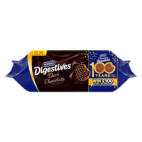 MCVITIE'S DARK CHOCOLATE DIGESTIVE BISCUITS PMP £2.25 266G