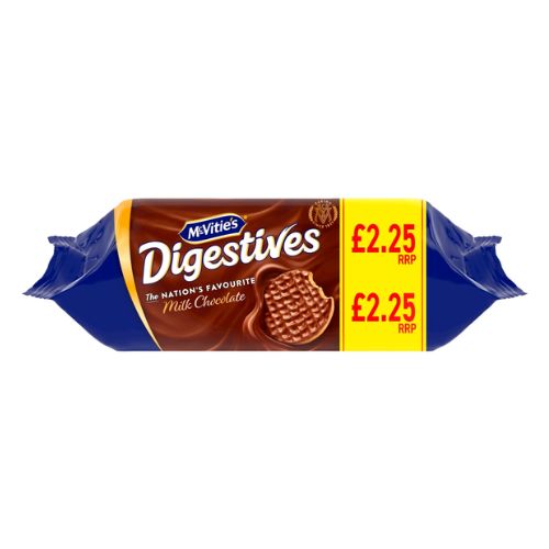 MCVITIE'S MILK CHOCOLATE DIGESTIVE BISCUITS PMP £2.25 266G