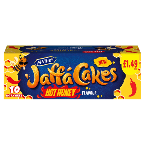MCVITIE'S JAFFA CAKES HOT HONEY PMP £1.49 110G