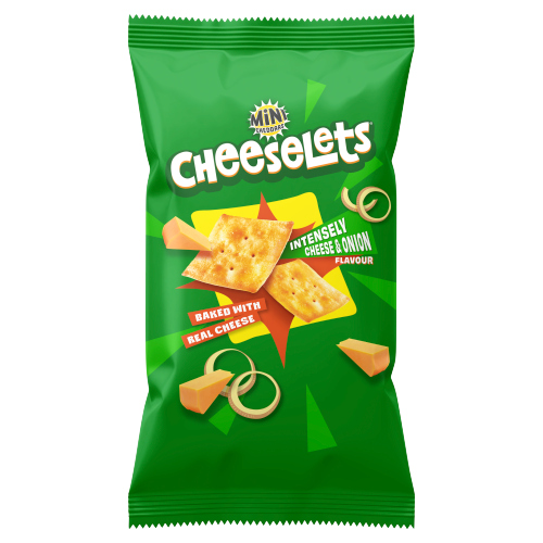JACOBS CHEESELETS CHEESE & ONION 6PK 24.5G