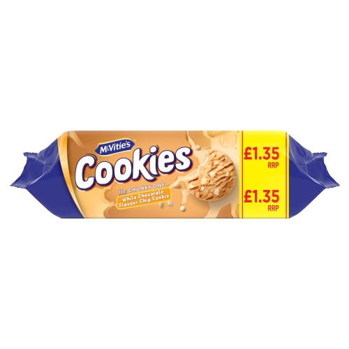 MCVITIE'S COOKIES WHITE CHOCOLATE CHIP COOKIE PMP £1.35 150G