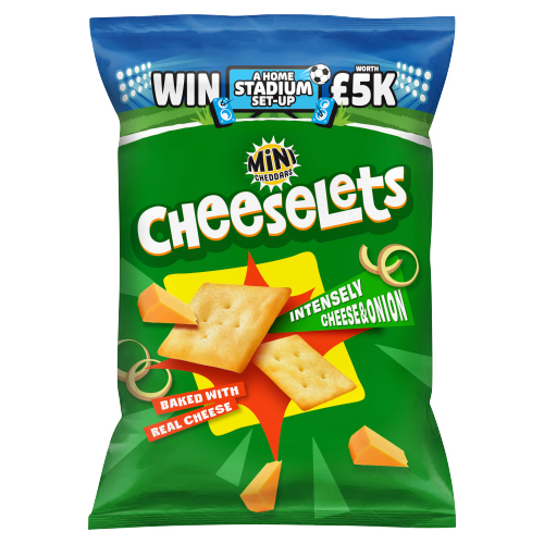 JACOBS CHEESLETS CHEESE & ONION 150G