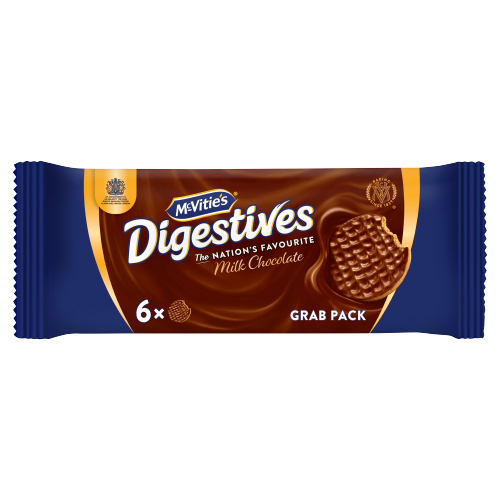MCVITIE'S MILK CHOCOLATE DIGESTIVE BISCUITS 100G