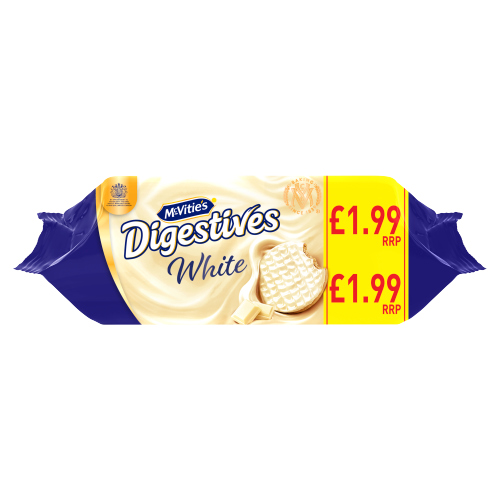 MCVITIE'S WHITE DIGESTIVE BISCUITS PMP £1.99 232G