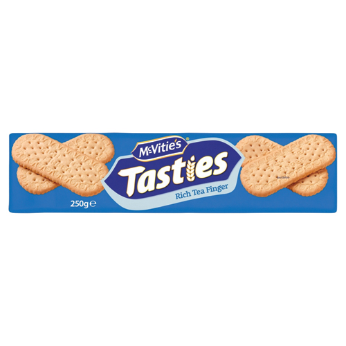 MCVITIE'S TASTIES RICH TEA FINGER BISCUITS 250G